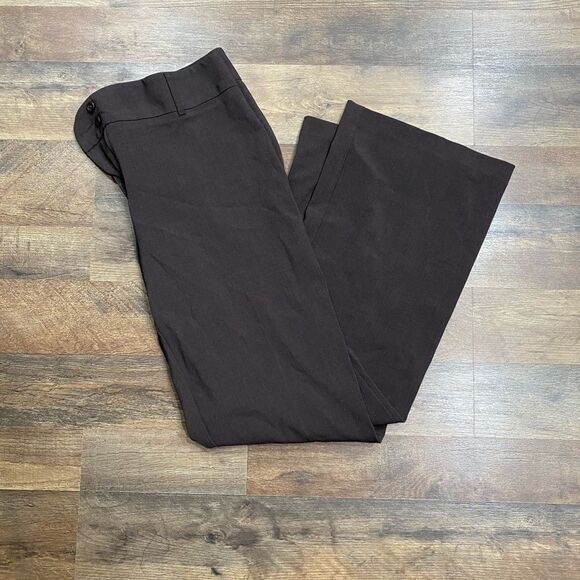 VAN HEUSEN Size 8S Brown Dress Pants - Picture 1 of 4